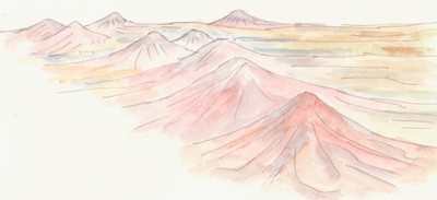 Volcanic Cones Sketch